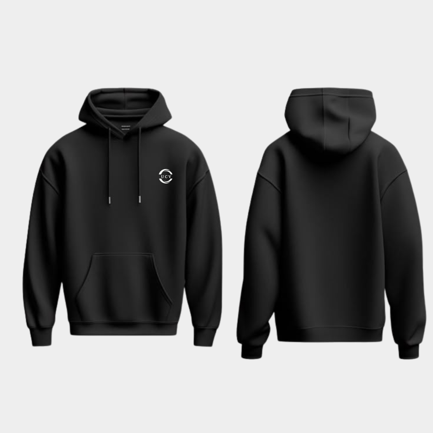 Premium Black Classic Hoodie