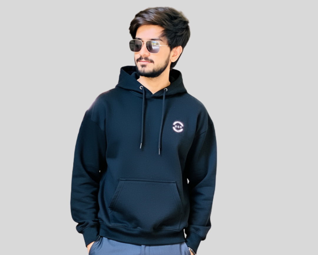 Premium Black Classic Hoodie